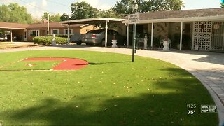 Tampa Bay area baseball legend builds his version of field of dreams outside front door