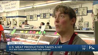 U.S. Meat Productions Takes a Hit