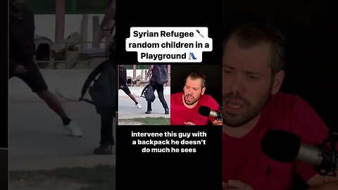 A Syrian Refugee Attacked 🔪 multiple children at a Playground in France #shorts