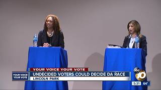 Undecided voters could decide DA race