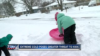 Dangerous cold poses threat to children