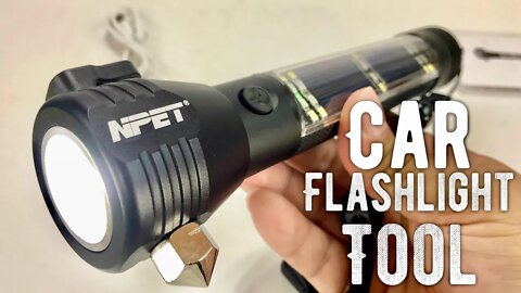 T09 Solar Flashlight and Emergency Car Tool by NPET Review