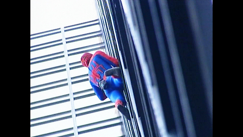 Man Dressed As Spiderman Climbs Skyscraper
