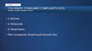 Colorado AG releases top consumer complaints of 2020
