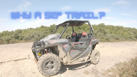 Why a 50" Trail model Polaris? Pro/Cons for the nimble Rzr.