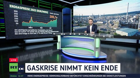 Gaskrise nimmt kein Ende – Gaspreis in Deutschland stieg am Montag um 18 Prozent