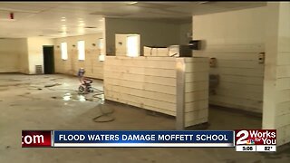 Moffett working to reopen its school after record flood damage