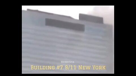 Rare - 9/11 Building 7 - explosives 🧨 flashing = CONTROLLED DEMO