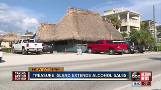 Treasure Island extends alcohol sales