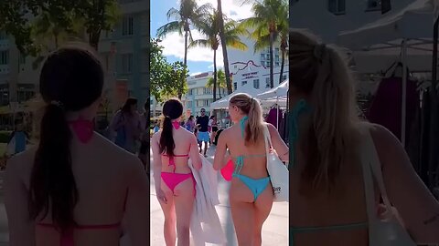 South Beach Miami 4k walking tour 🌴