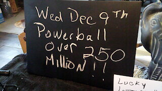 Powerball Predictions Lottery Lucky Numbers December 9th OVER 200 MIllion