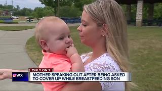 Mother speaks out after being shamed for breastfeeding in Clinton Township restaurant