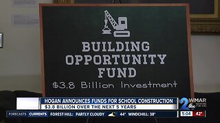 Hogan announces funds for school construction