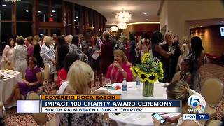 Impact 100 charity award ceremony