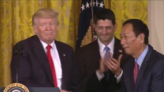 President Trump at Foxconn Announcement