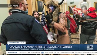 Lawyer of Arizona man wearing horns during U.S. Capitol riots asking President Trump for pardon