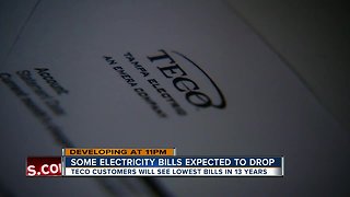 TECO electric bills to drop, customers to see lowest monthly bills in 13 years beginning in January