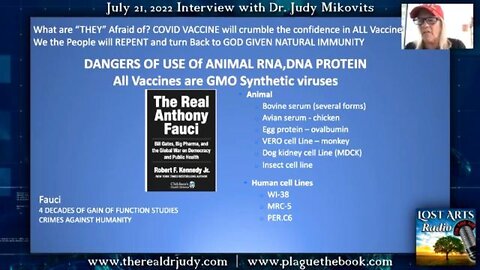 Dr. Judy Mikovits On Virus Research - A Scientific Presentation On Their Existence (Part 1 of 2)