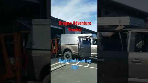 In Bend, Oregon upgrading my truck. Oregon Adventure Trucks. #overland #oregonAT #elkhunting