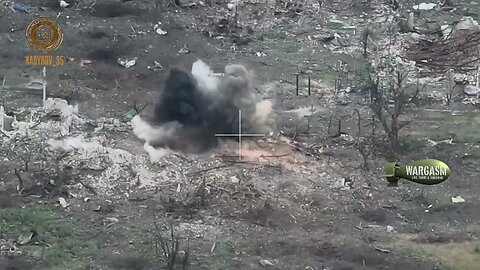 Akhmat special forces shell the ruins of Maryinka
