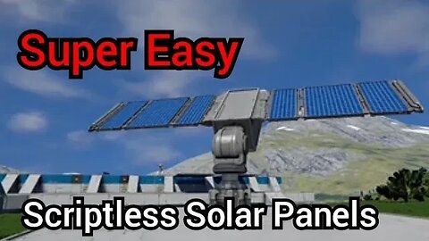 Better Scriptless Solar Pannels