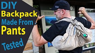 DIY Backpack made out of Pants (Survival Backpack)