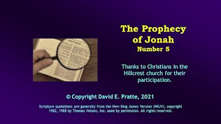 Video Bible Study: Book of Jonah - 5