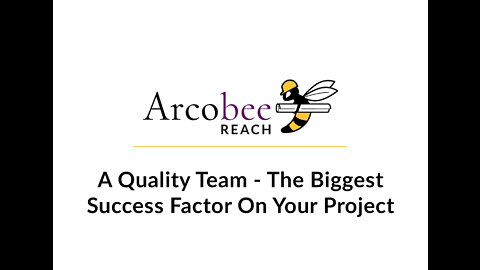005 - A Quality Team, The Biggest Success Factor On Your Project