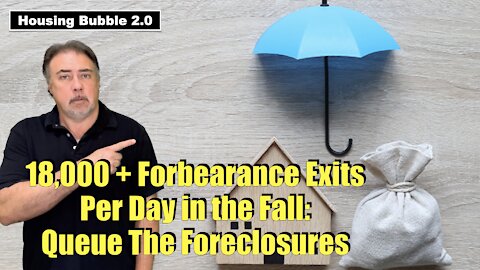 Housing Bubble 2.0 - 18,000 + Forbearance Exits Per Day in the Fall - Queue the Foreclosures