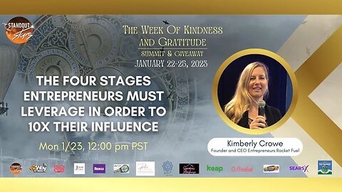 Kimberly Crowe - The Four Stages Entrepreneurs MUST Leverage in order to 10X Their Influence