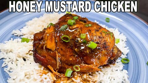 Crockpot HONEY MUSTARD CHICKEN, A Slow Cooker Chicken Dinner Recipe