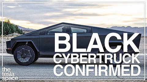 NEW Black Tesla CyberTruck Spotted!