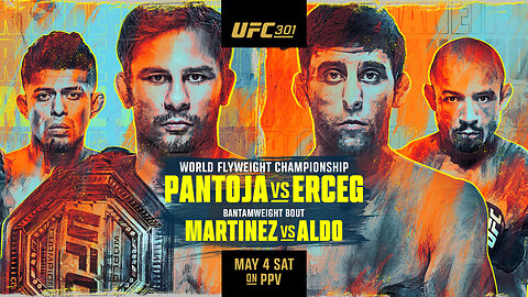 UFC 301: Pantoja vs Erceg | May 4