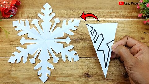 Paper Snowflakes For Christmas ❄️ How to Make Snowflake Out of Paper 🎄 Easy Paper Crafts