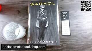 Unboxing an Andy Warhol Biography Book