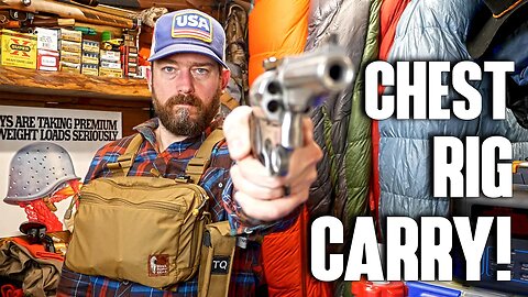 Outdoor Chest Rig Firearm Carry! (How I Do It)