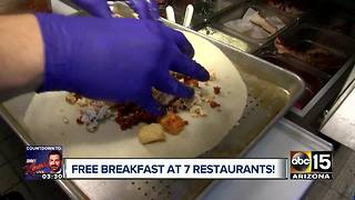 Restaurants offering FREE breakfast