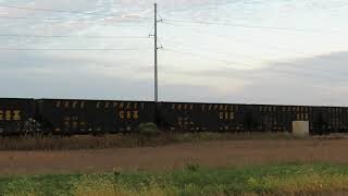 CSX K183 Empty Coke Express Train from Bascom, Ohio October 9, 2020
