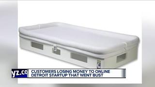 Customers losing money to online Detroit startup that went bust