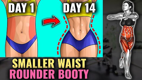 2-IN-1 COMBO: Tone Waist, Build Booty Workout For Girls!