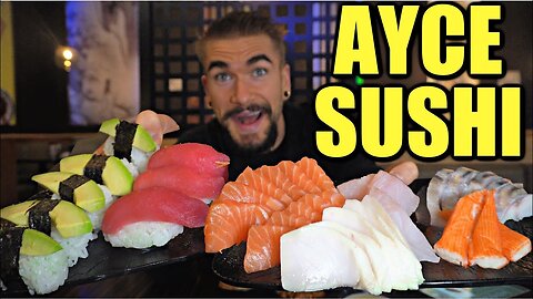 PRO EATER VS #1 RATED SUSHI BUFFET (This is Crazy)! ALL YOU CAN EAT SUSHI CHALLENGE