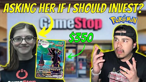 Asking GameStop Employees If I Should Invest In Pokemon Cards?? (FUNNY REACTIONS)