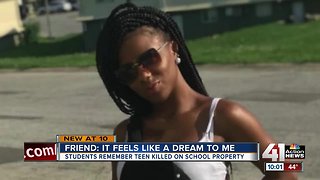 Students remember teen killed on school property