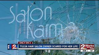 Salon owner fears for her life after series of violent attacks