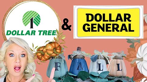 Dollar Tree & Dollar General DIY Fall home decor, Dollar tree DIY’s, Blessed Beyond Measure