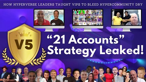 “21 Accounts” Strategy Leaked! - How HyperVerse Leaders Taught VIPs to Bleed HyperCommunity Dry