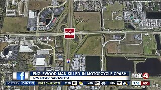Englewood man dies in motorcycle crash on I-75 in Sarasota