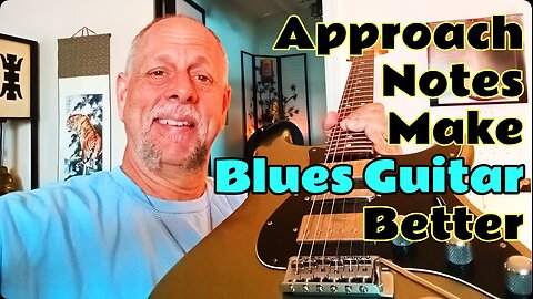 Blues Rock Guitar Solo Approach Tones Using Neighbor Notes, Make It Better - Brian Kloby Guitar