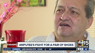 Amputee's fight for a pair of shoes