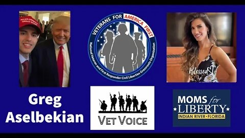 CATALINA STUBBE with Veterans For America First Greg Aselbekian Moms For Liberty July 2022